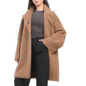 ICONS BY CINZIA ROCCA Camel Made In Italy Three-quarter Coat